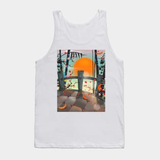 Japanese Garden Tank Top